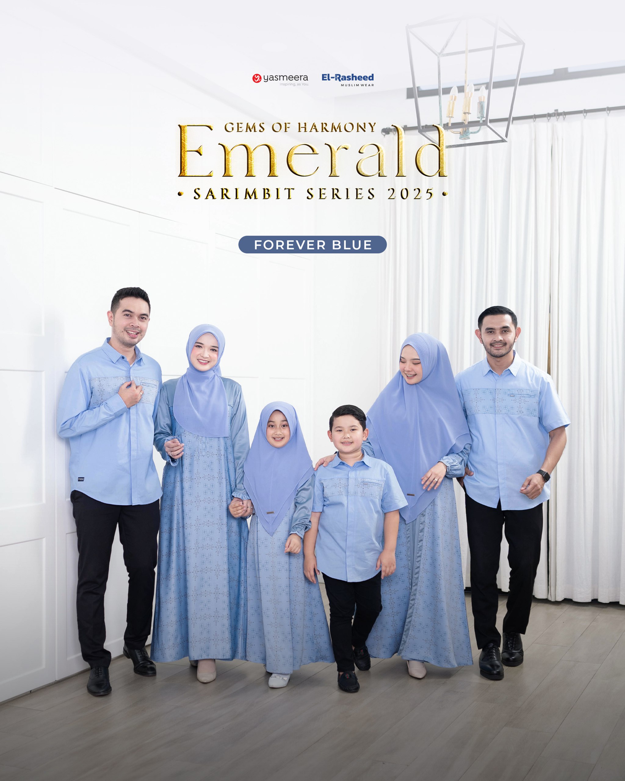 Yasmeera - SARIMBIT 2025 EMERALD SERIES WARNA FOREVER BLUE thumb 10