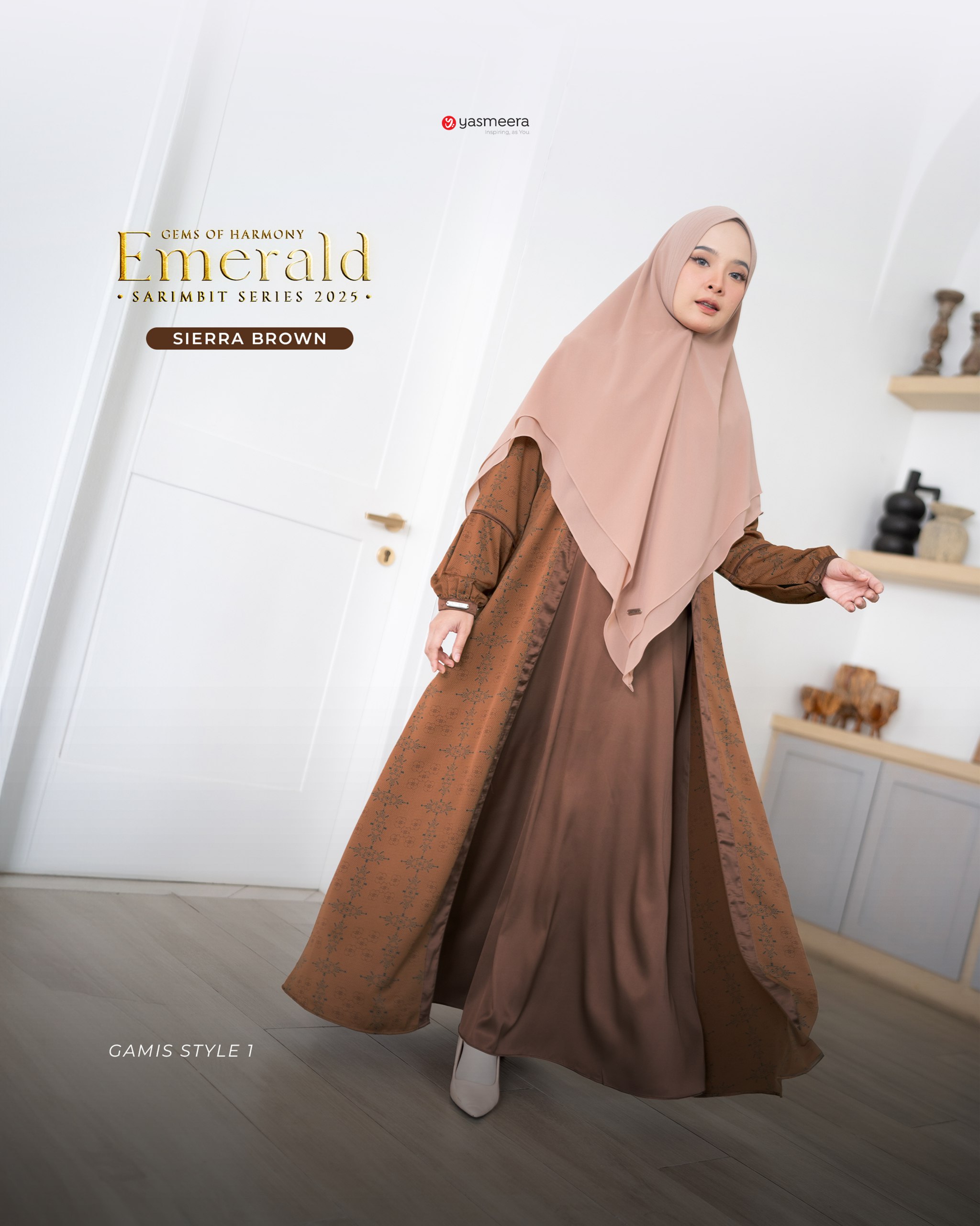 Yasmeera - SARIMBIT 2025 EMERALD SERIES WARNA SIERRA BROWN
