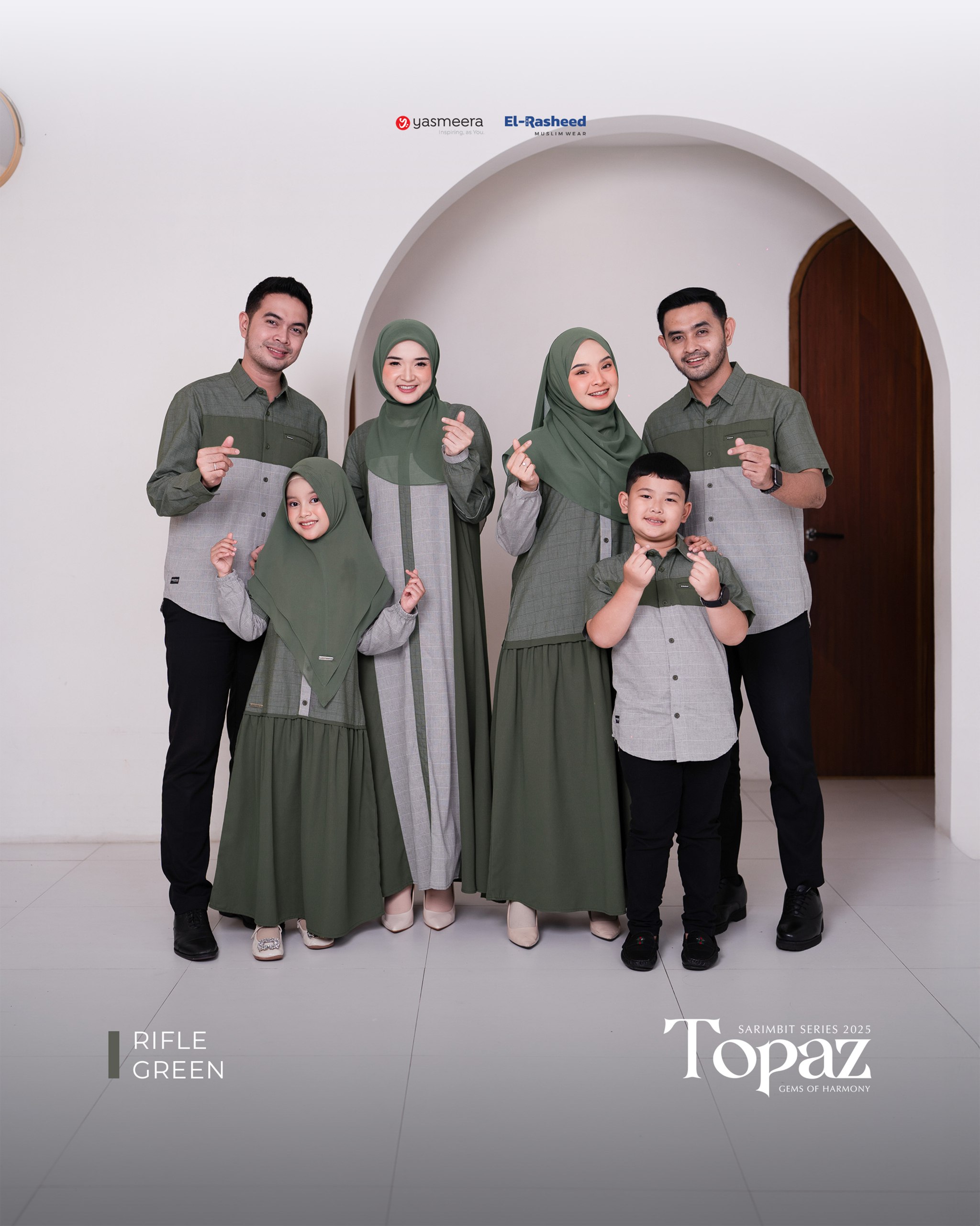 Yasmeera - SARIMBIT 2025 TOPAZ SERIES WARNA RIFLE GREEN thumb 9