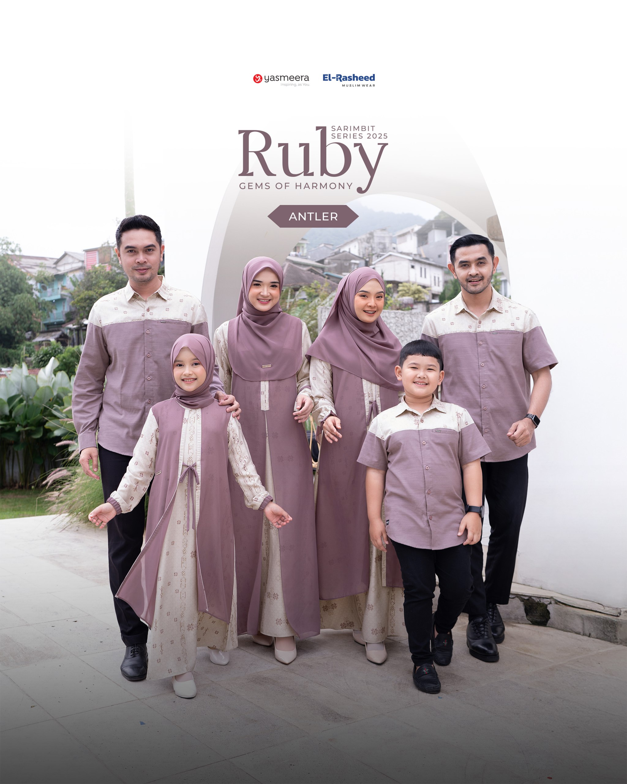 Yasmeera - SARIMBIT 2025 RUBY SERIES WARNA ANTLER thumb 9