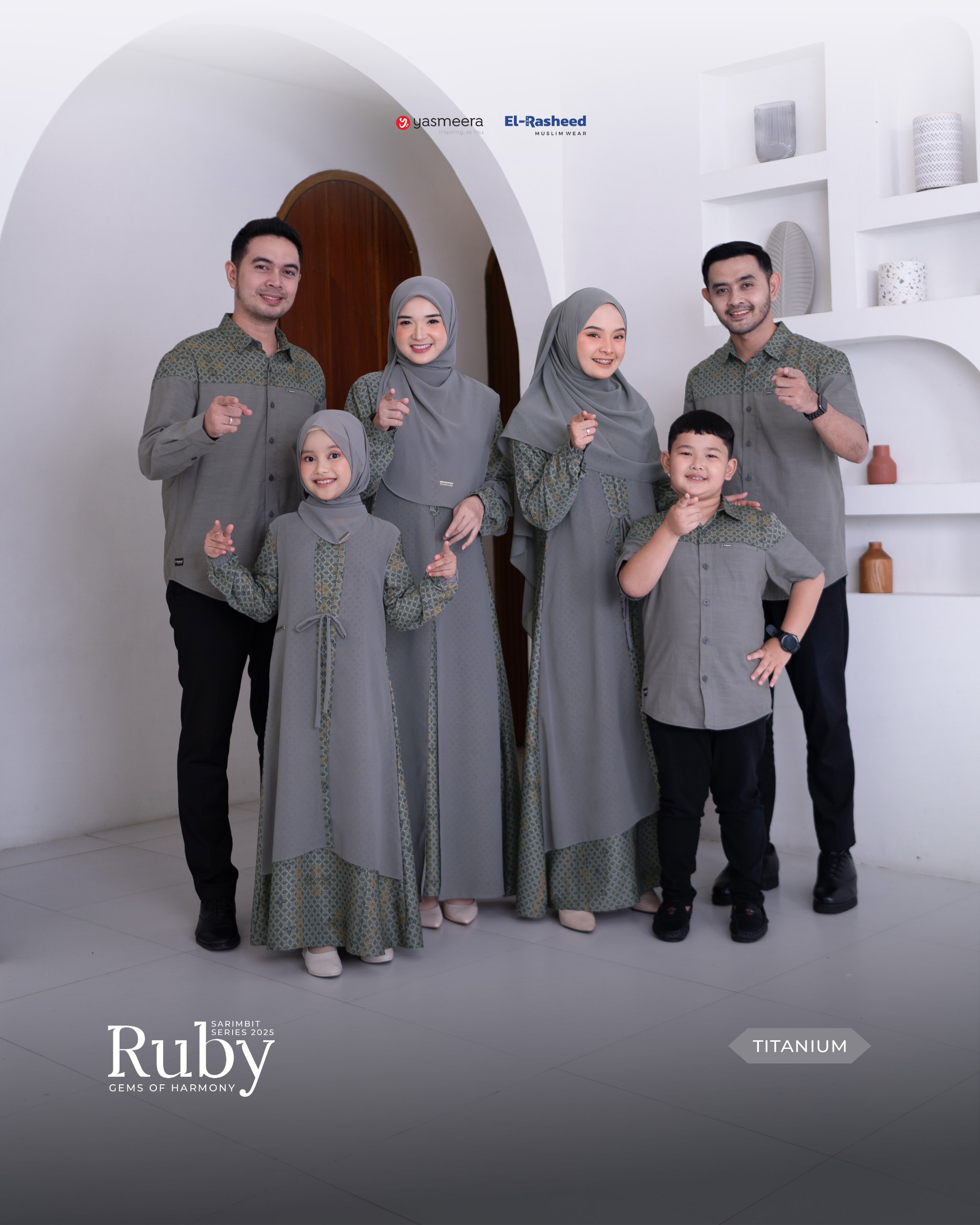 Yasmeera - SARIMBIT 2025 RUBY SERIES WARNA TITANIUM thumb 9