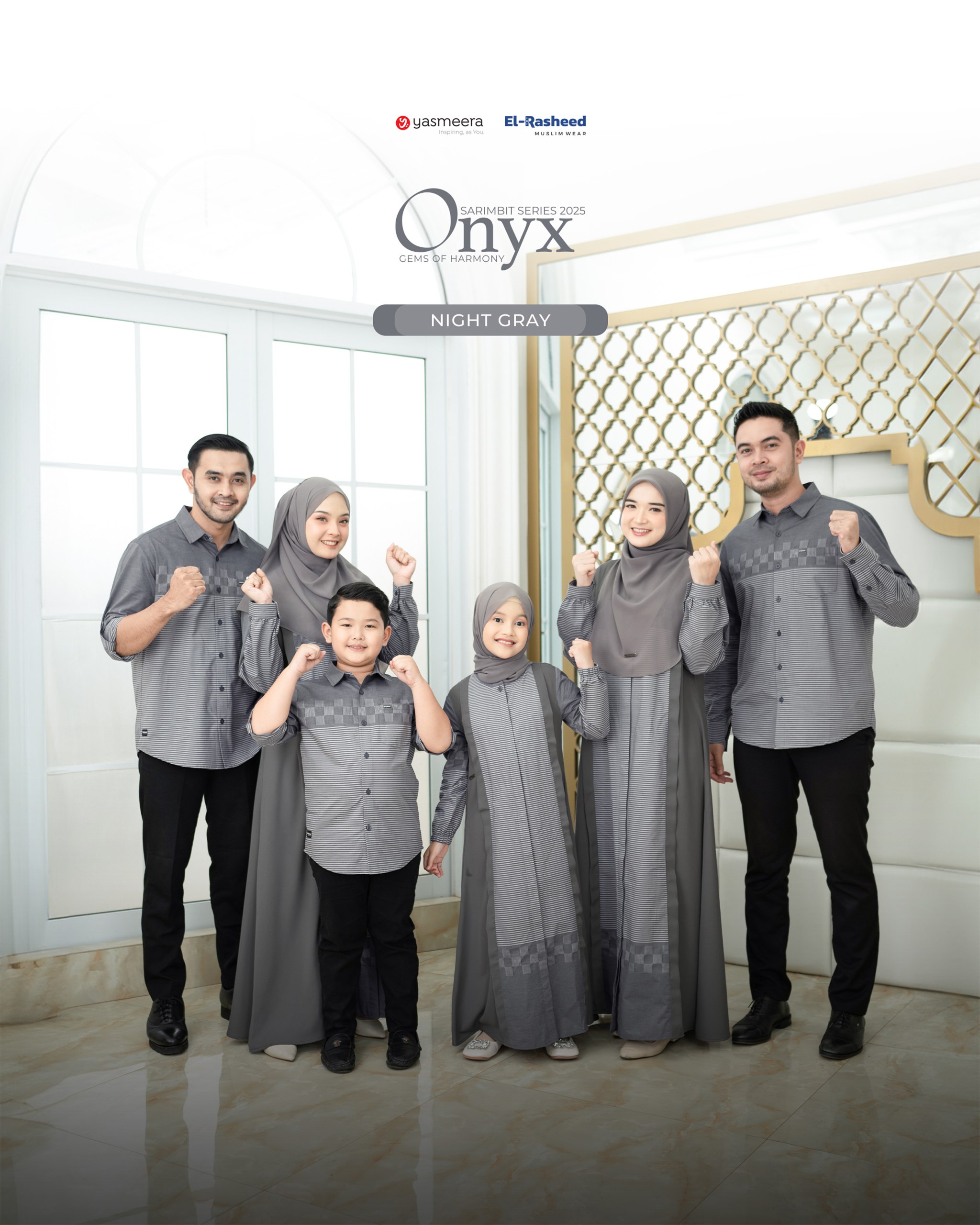 Yasmeera - SARIMBIT 2025 ONYX WARNA NIGHT GRAY thumb 6