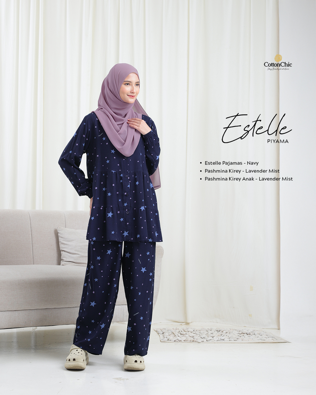 Yasmeera - PAJAMAS ESTELLE DEWASA GRADE B thumb 30