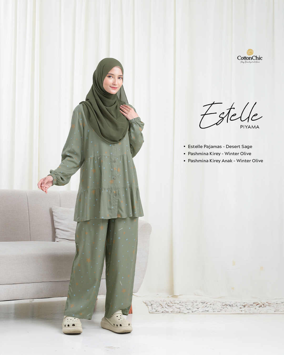Yasmeera - PAJAMAS ESTELLE DEWASA GRADE B thumb 2