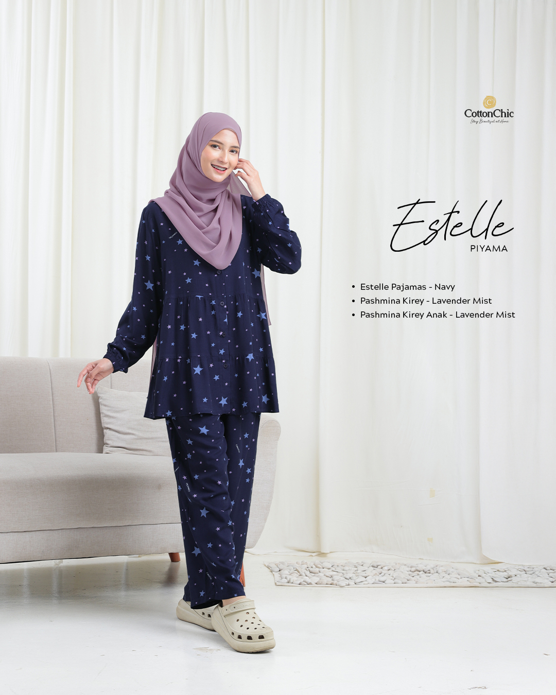 Yasmeera - PAJAMAS ESTELLE DEWASA GRADE B