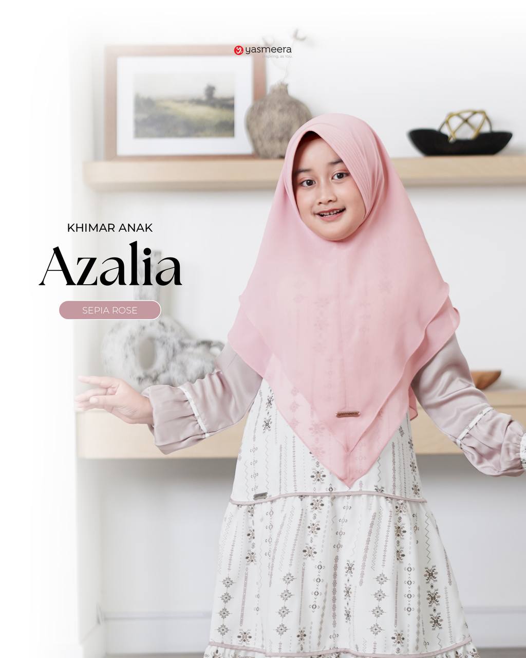 Yasmeera - KHIMAR AZALIA ANAK GRADE B