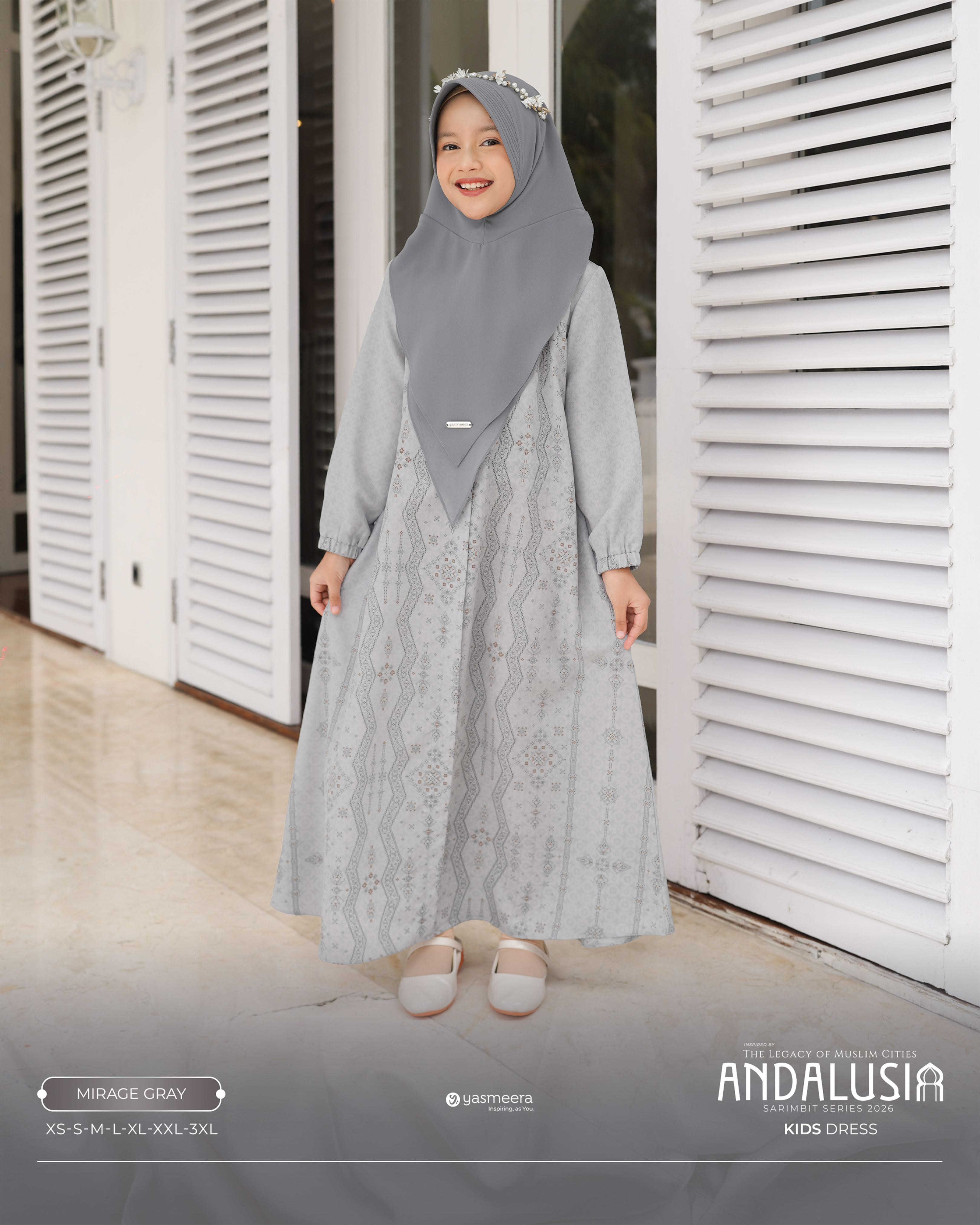 Yasmeera - ANDALUSIA SERIES - MIRAGE GRAY