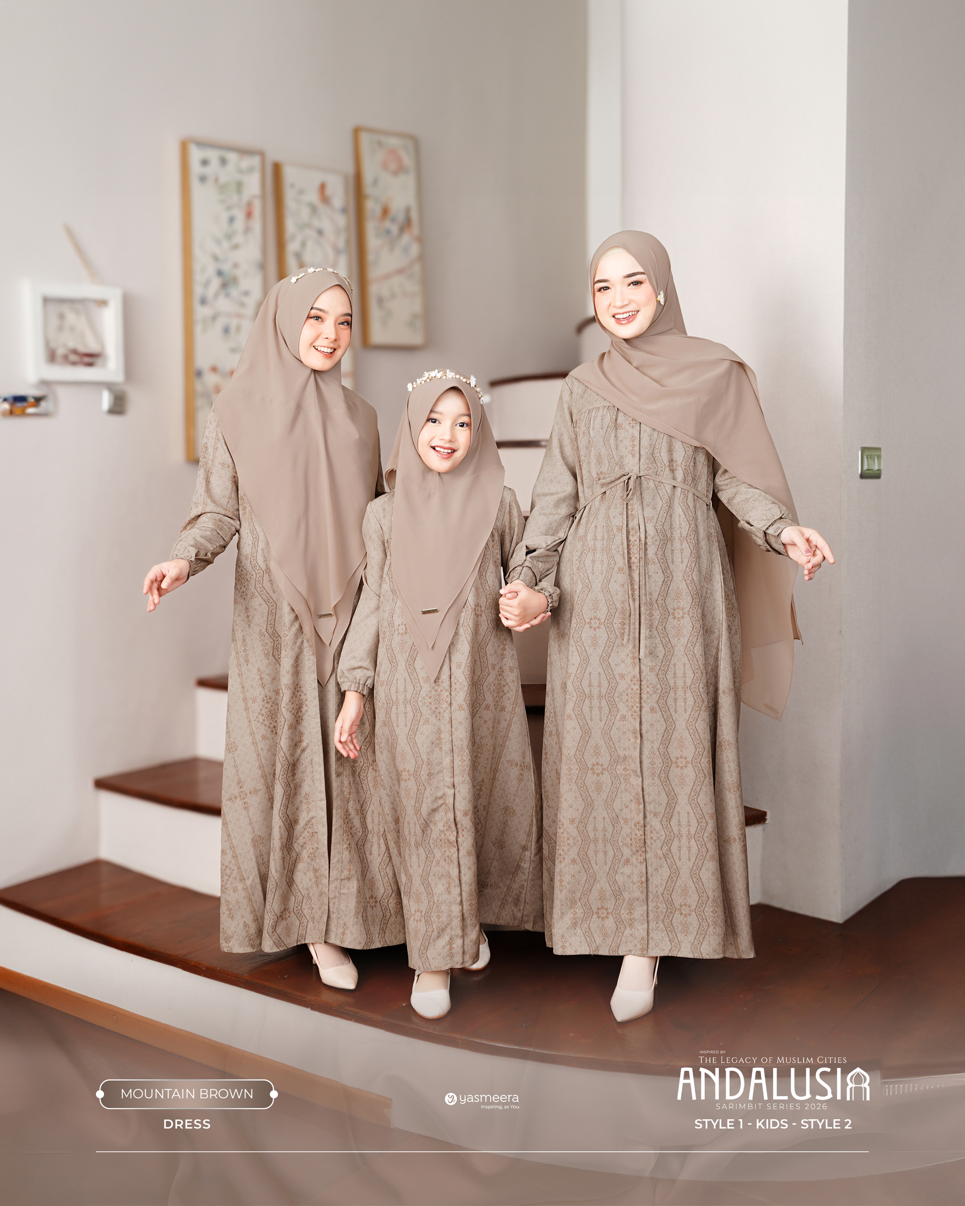 Yasmeera - ANDALUSIA SERIES - MOUNTAIN BROWN thumb 5