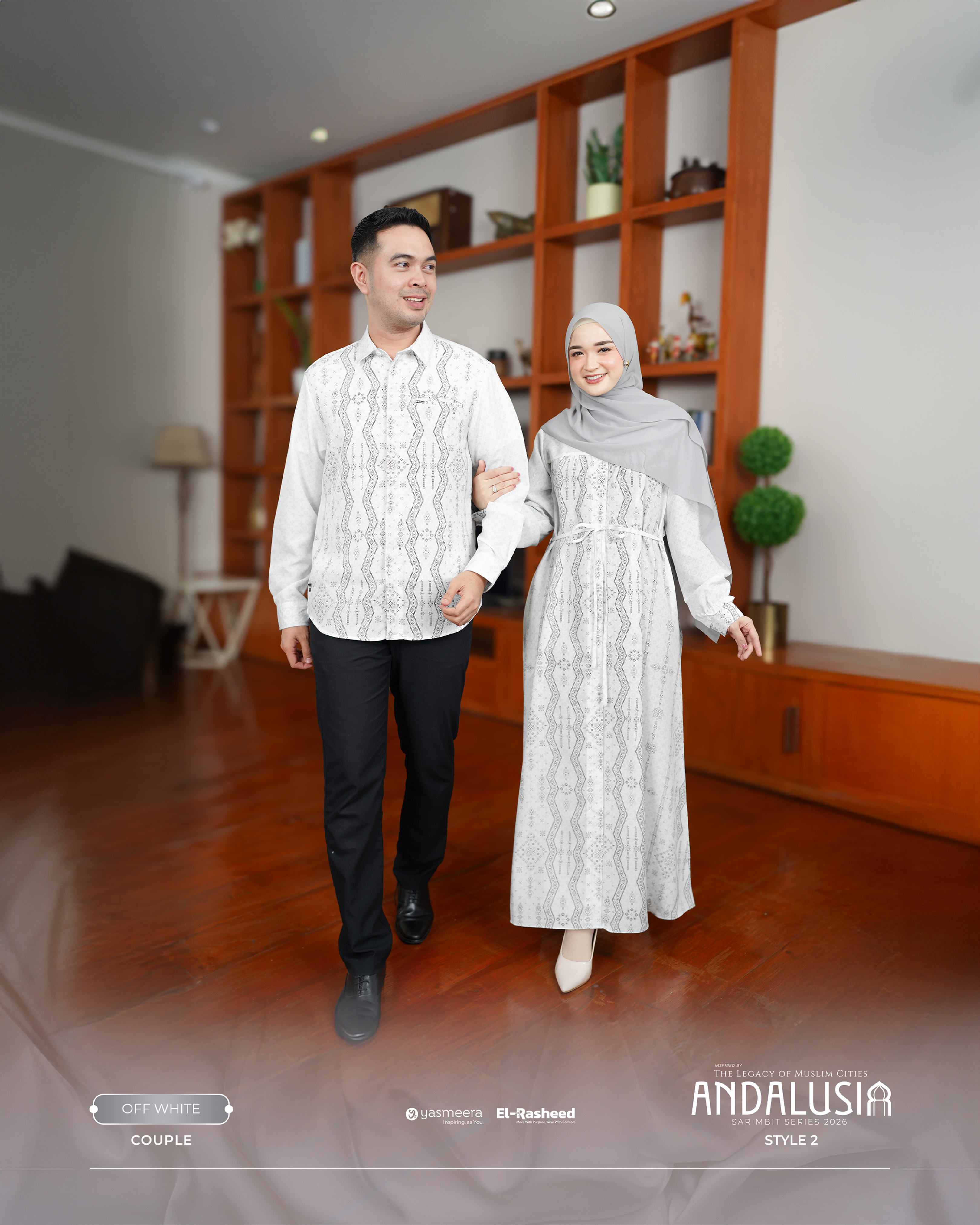 Yasmeera - ANDALUSIA SERIES - OFF WHITE