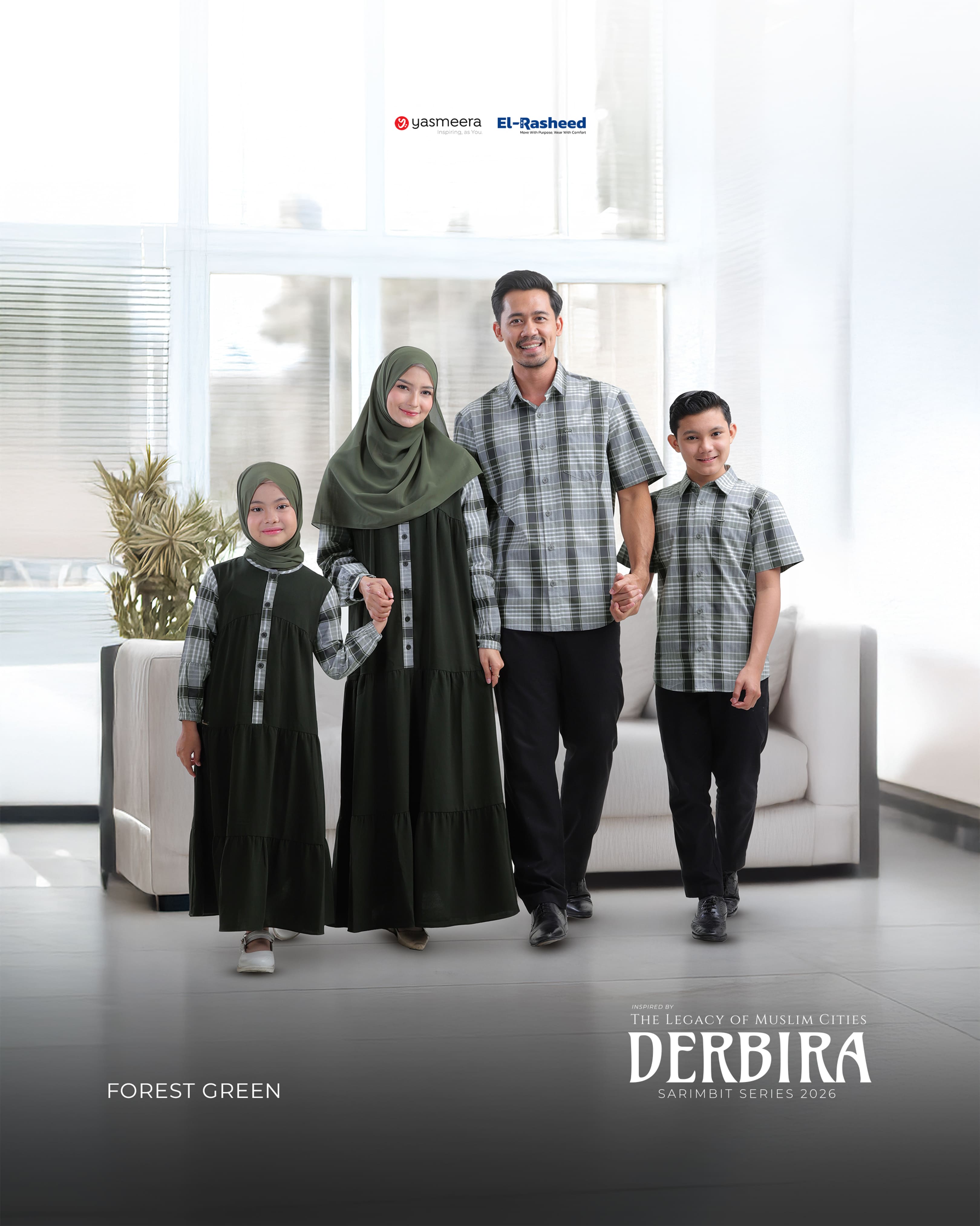 Yasmeera - DERBIRA SERIES - FOREST GREEN thumb 14