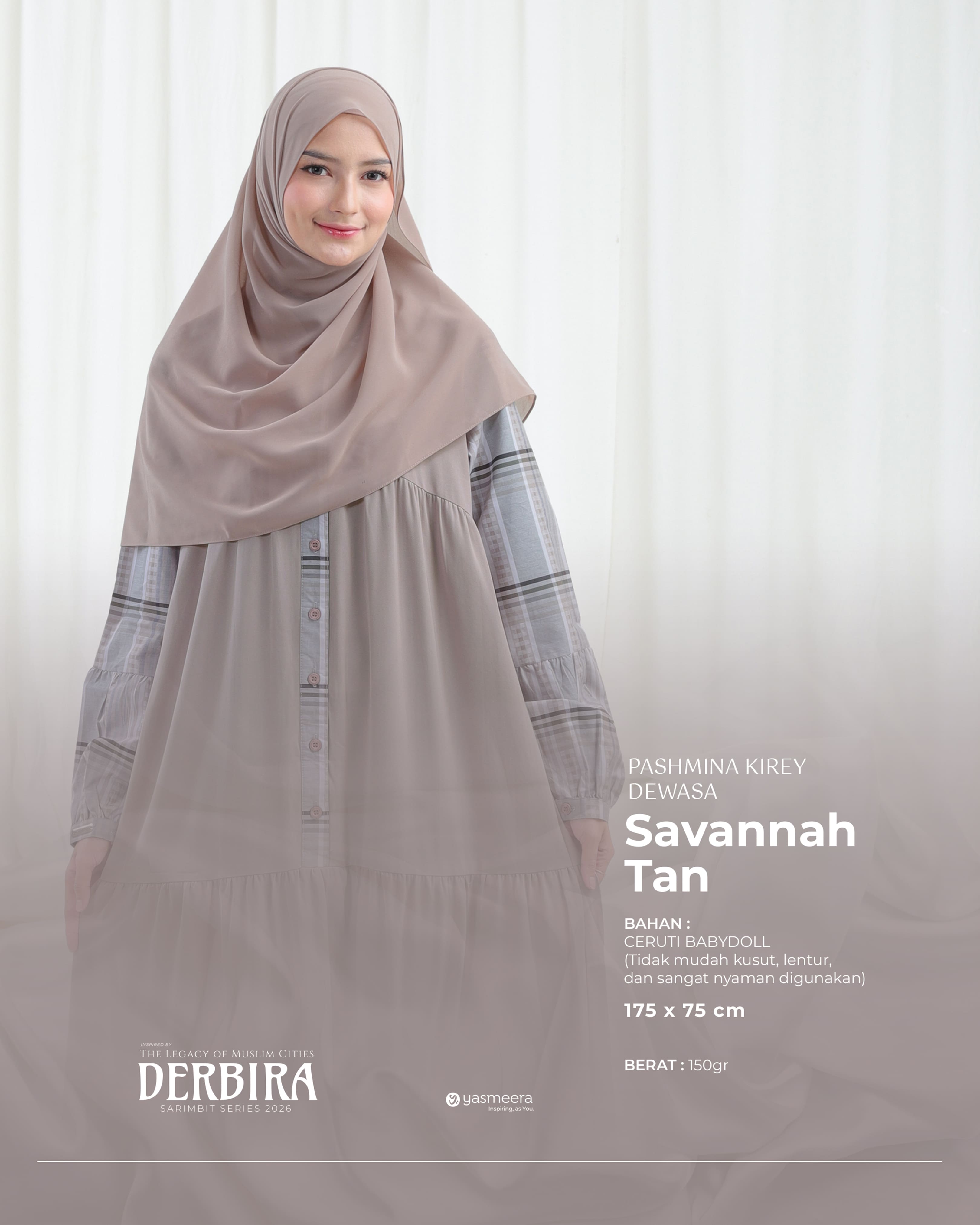 Yasmeera - KHIMAR & PASHMINA SARIMBIT 2026 VOL 2 (DERBIRA) thumb 13