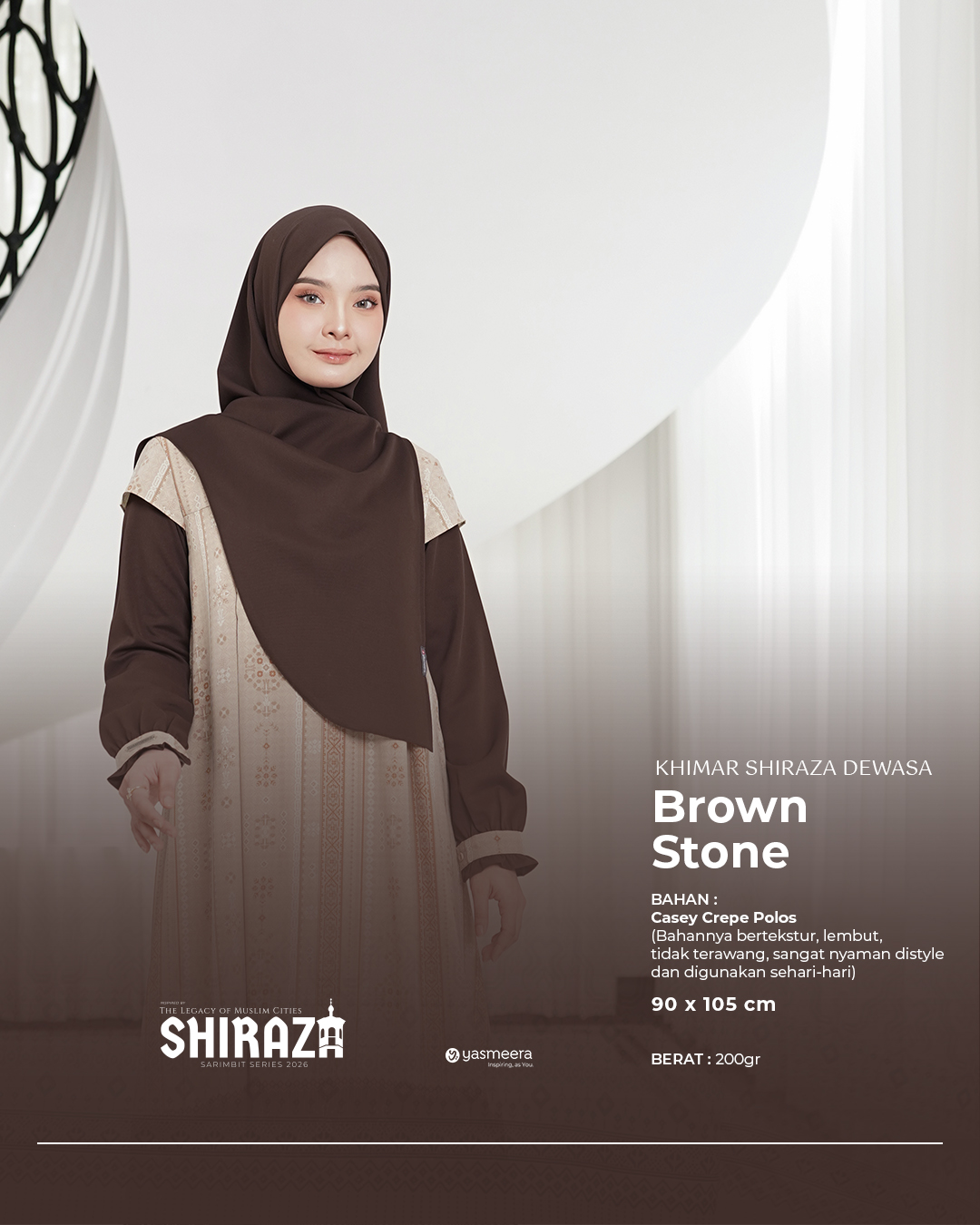 Yasmeera - KHIMAR SHIRAZA SARIMBIT 2026 thumb 9