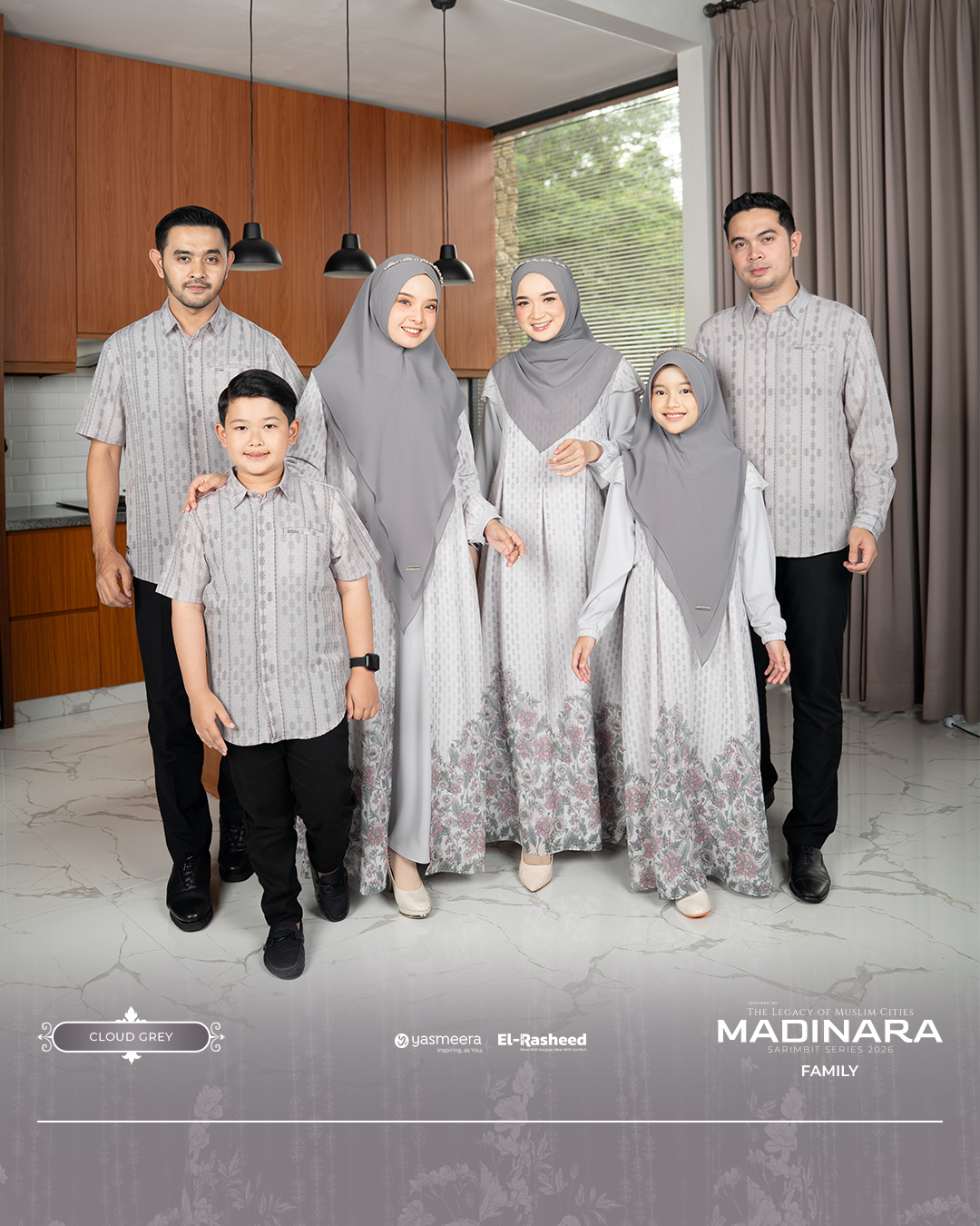 Yasmeera - MADINARA SERIES - CLOUD GREY thumb 13