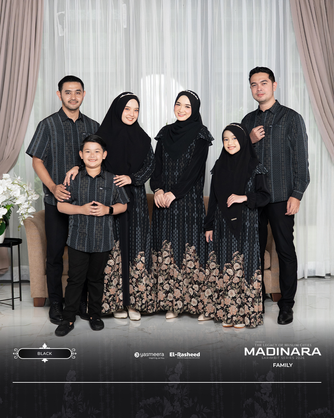 Yasmeera - MADINARA SERIES - BLACK thumb 13