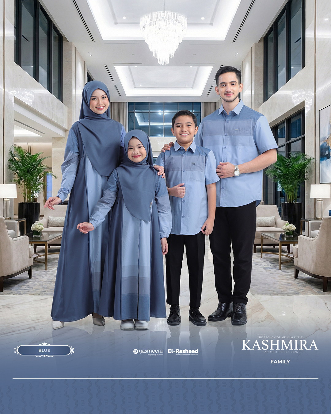 Yasmeera - KASHMIRA SERIES - BLUE thumb 10