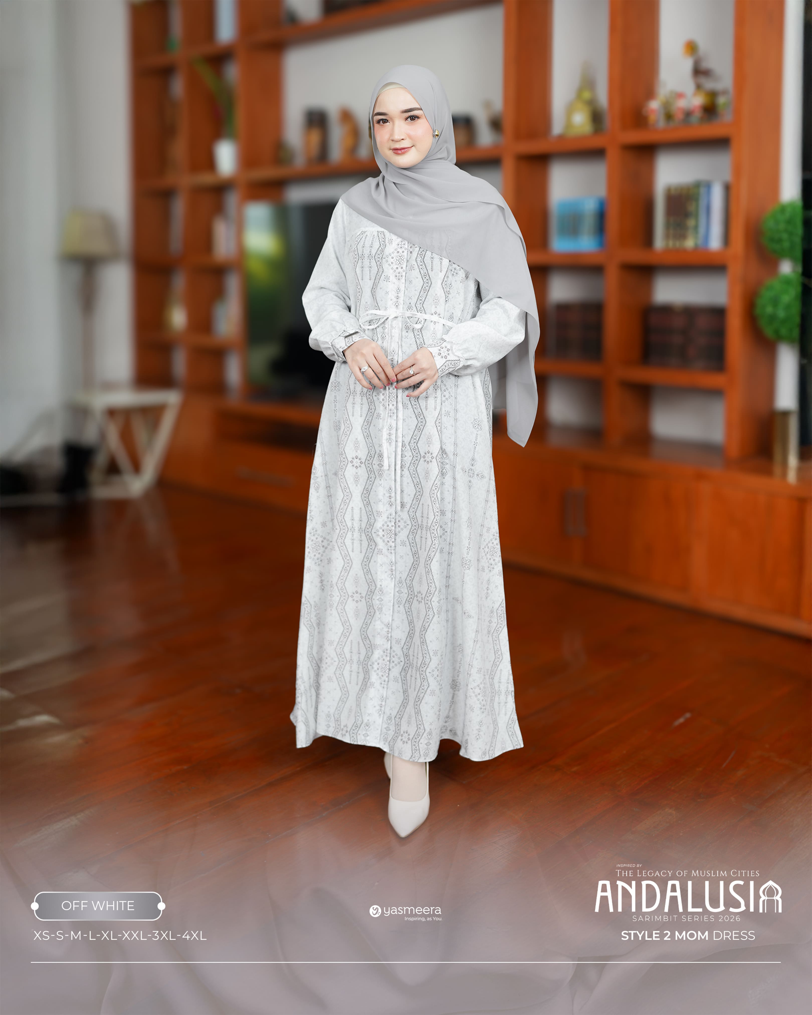 Yasmeera - GAMIS ANDALUSIA STYLE 2 DEWASA GRADE B thumb 50