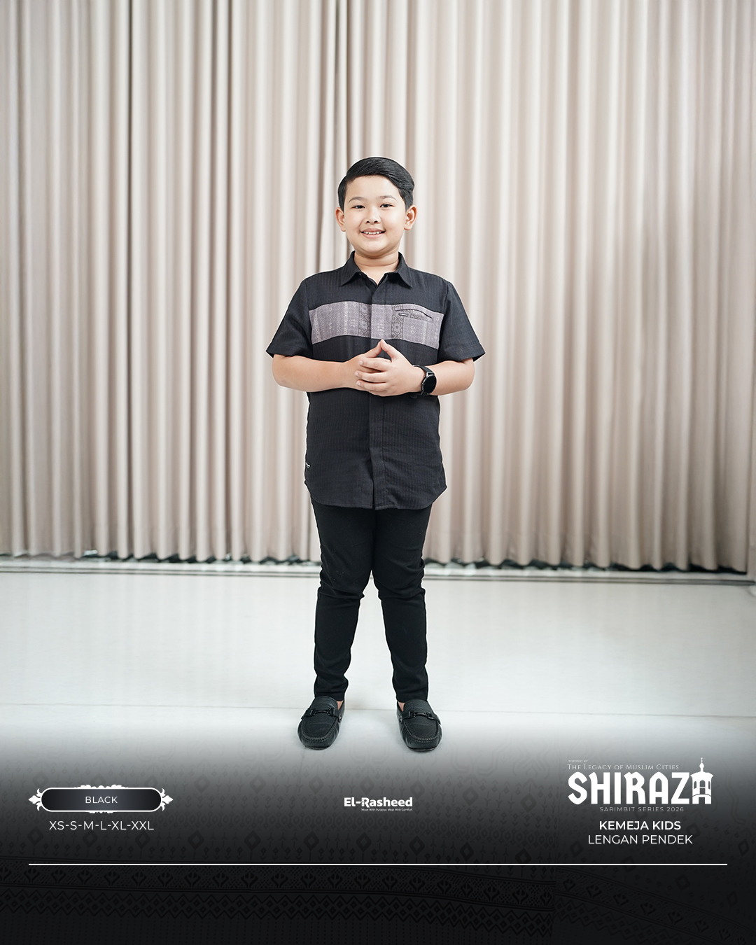 Yasmeera - KEMEJA SHIRAZA LENGAN PENDEK ANAK GRADE B thumb 45