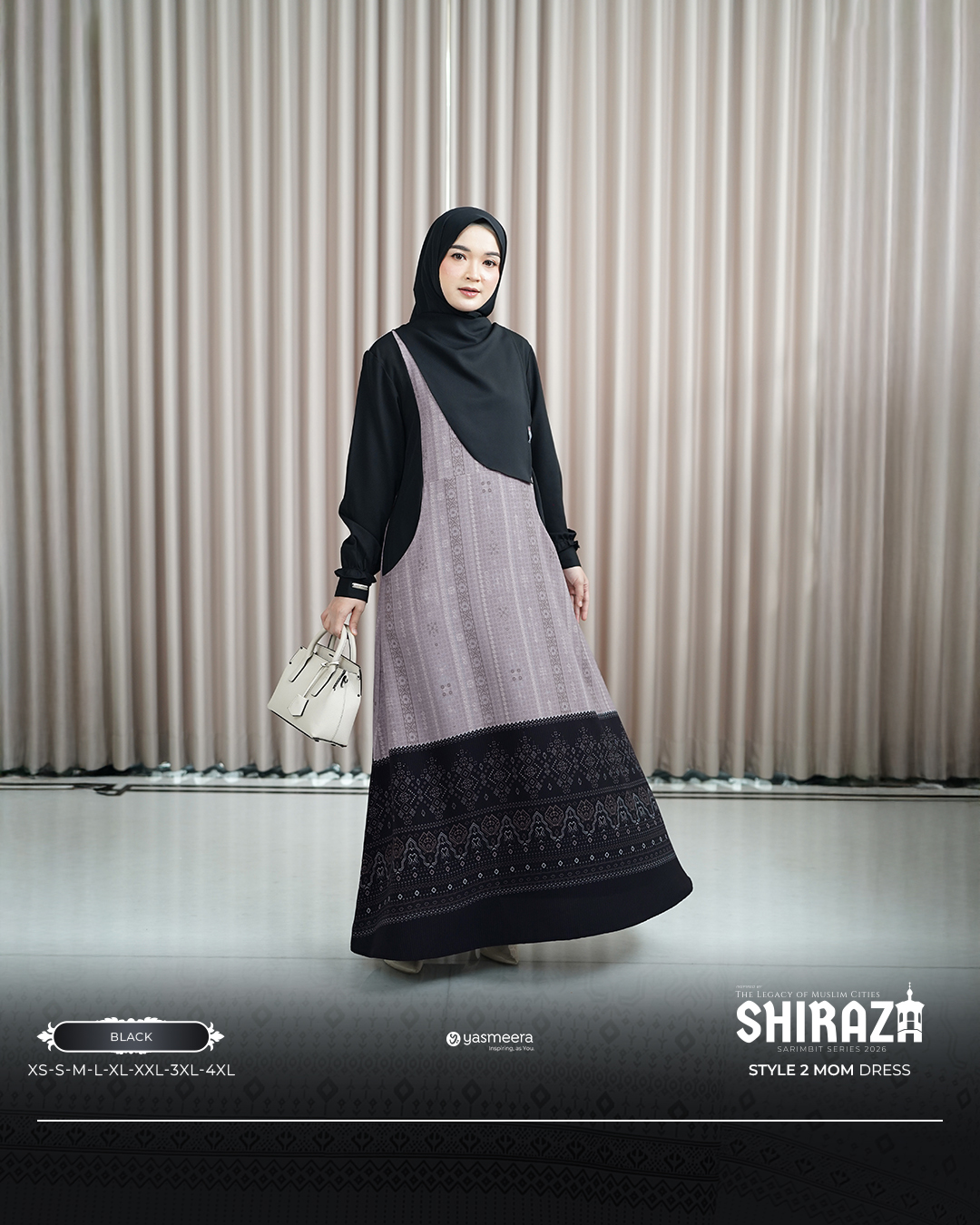 Yasmeera - GAMIS SHIRAZA STYLE 2 DEWASA GRADE B thumb 2