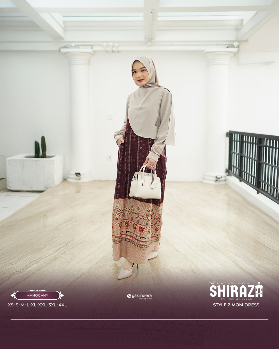 Yasmeera - GAMIS SHIRAZA STYLE 2 DEWASA GRADE B