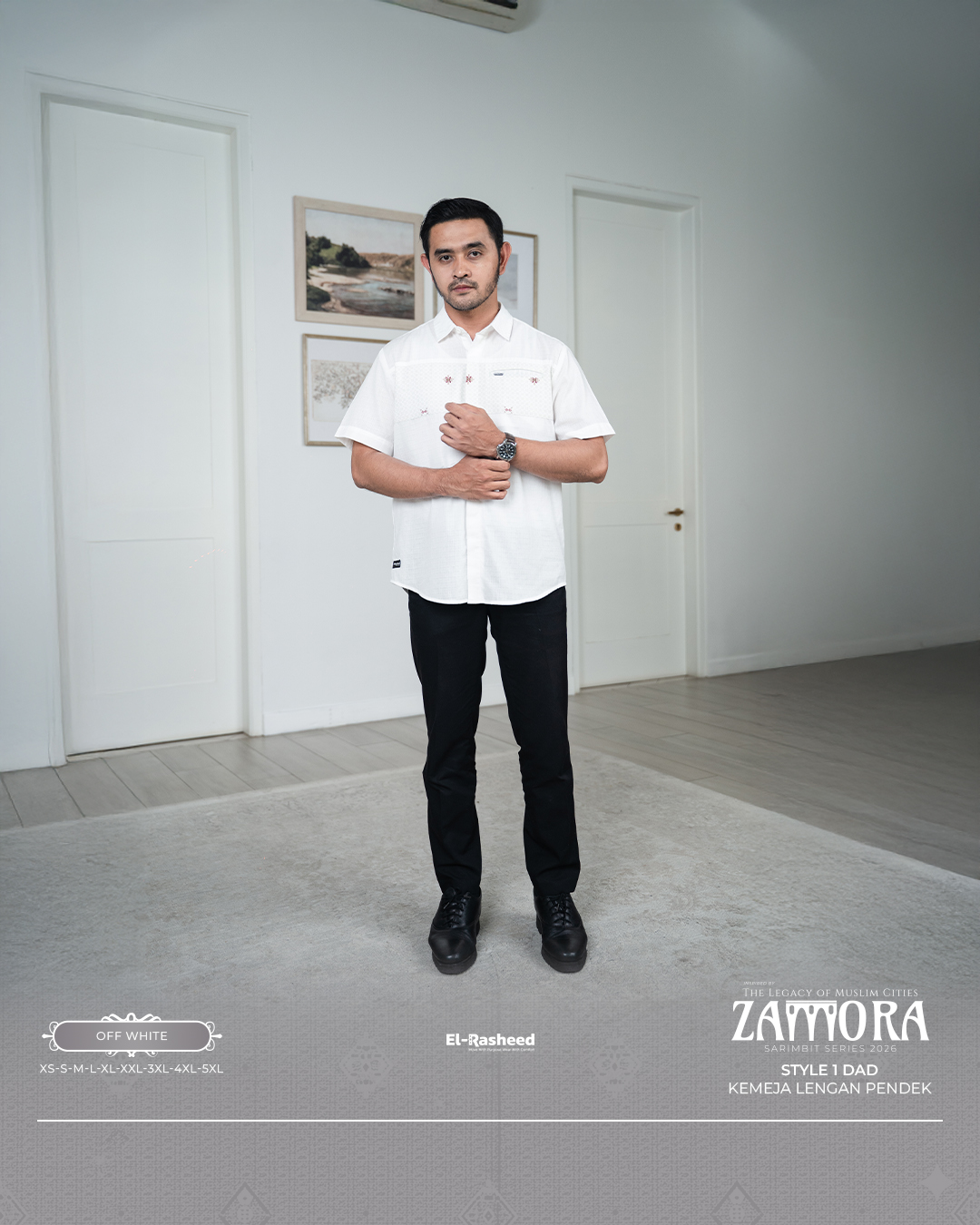 Yasmeera - KEMEJA ZAMORA LENGAN PENDEK DEWASA GRADE B thumb 32