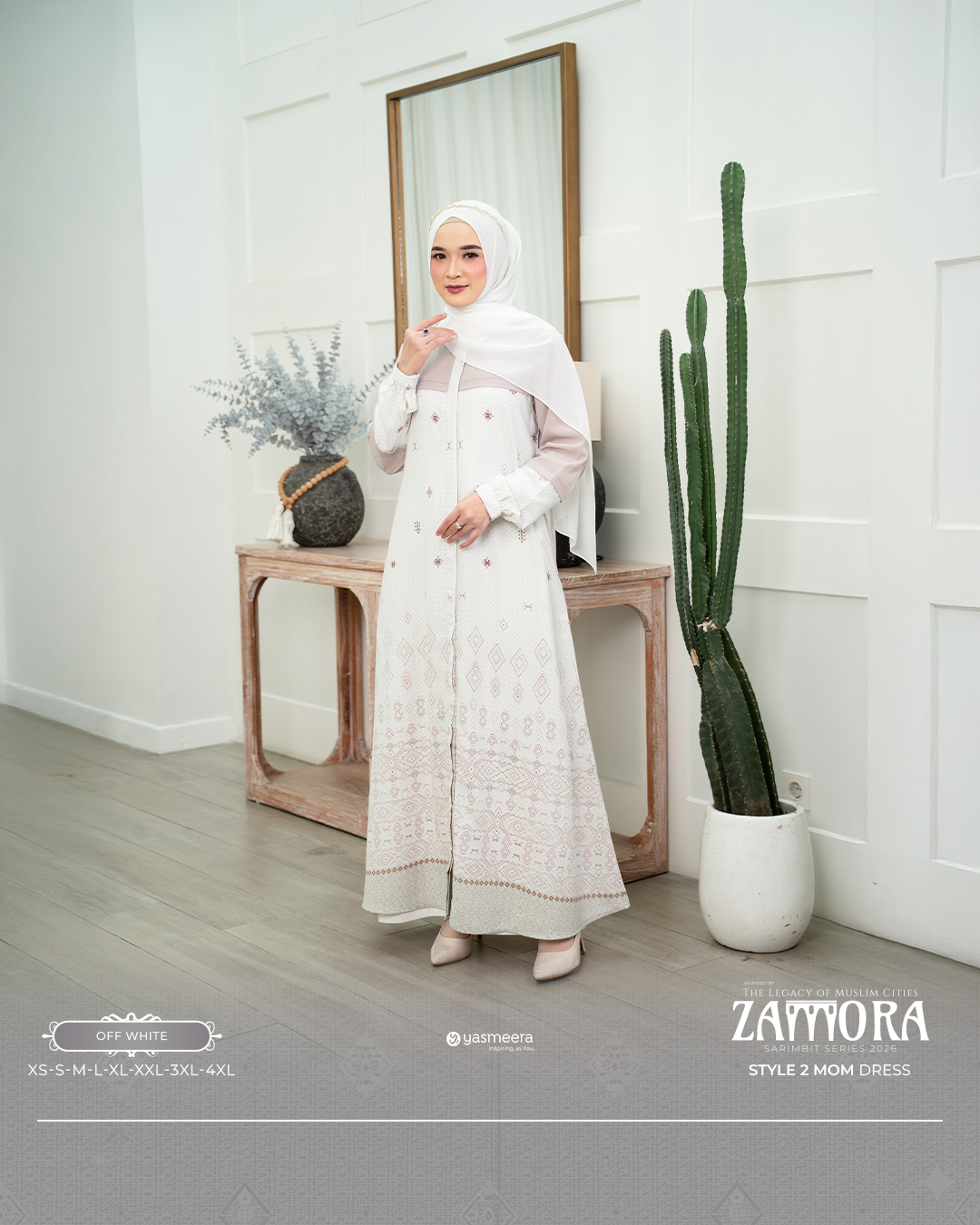 Yasmeera - GAMIS ZAMORA STYLE 2 DEWASA GRADE B thumb 7