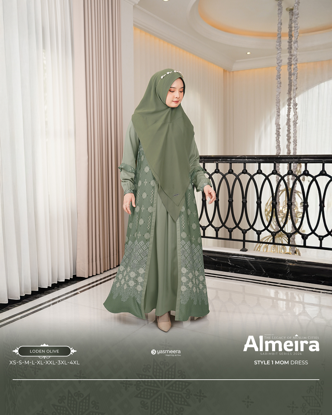 Yasmeera - GAMIS ALMEIRA STYLE 1 DEWASA GRADE B thumb 35