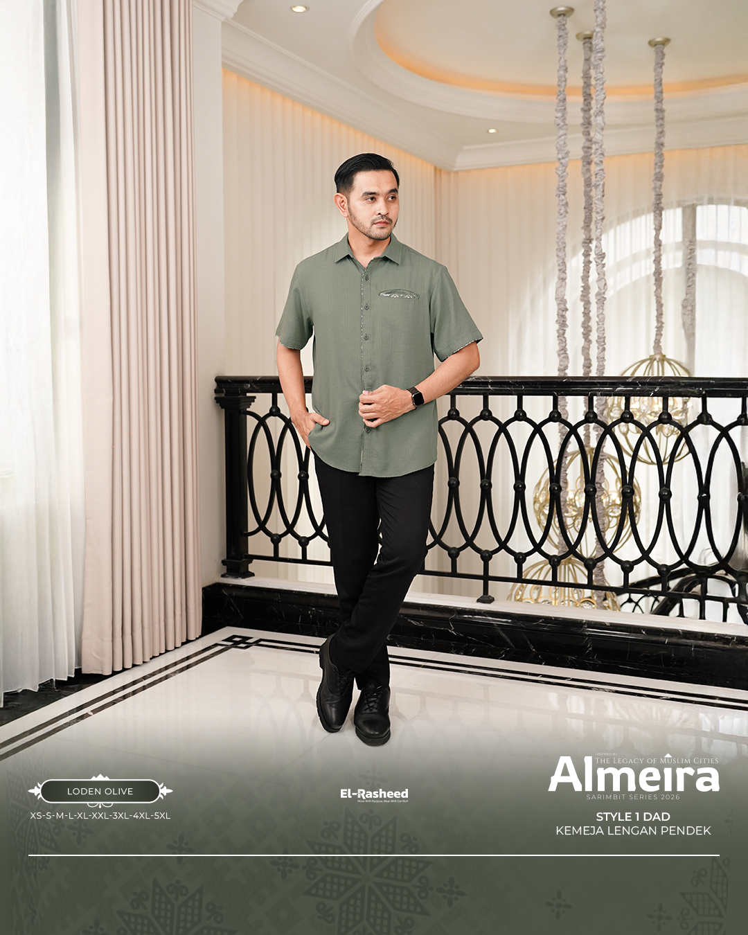 Yasmeera - KEMEJA ALMEIRA DEWASA LENGAN PENDEK DEWASA GRADE B thumb 39