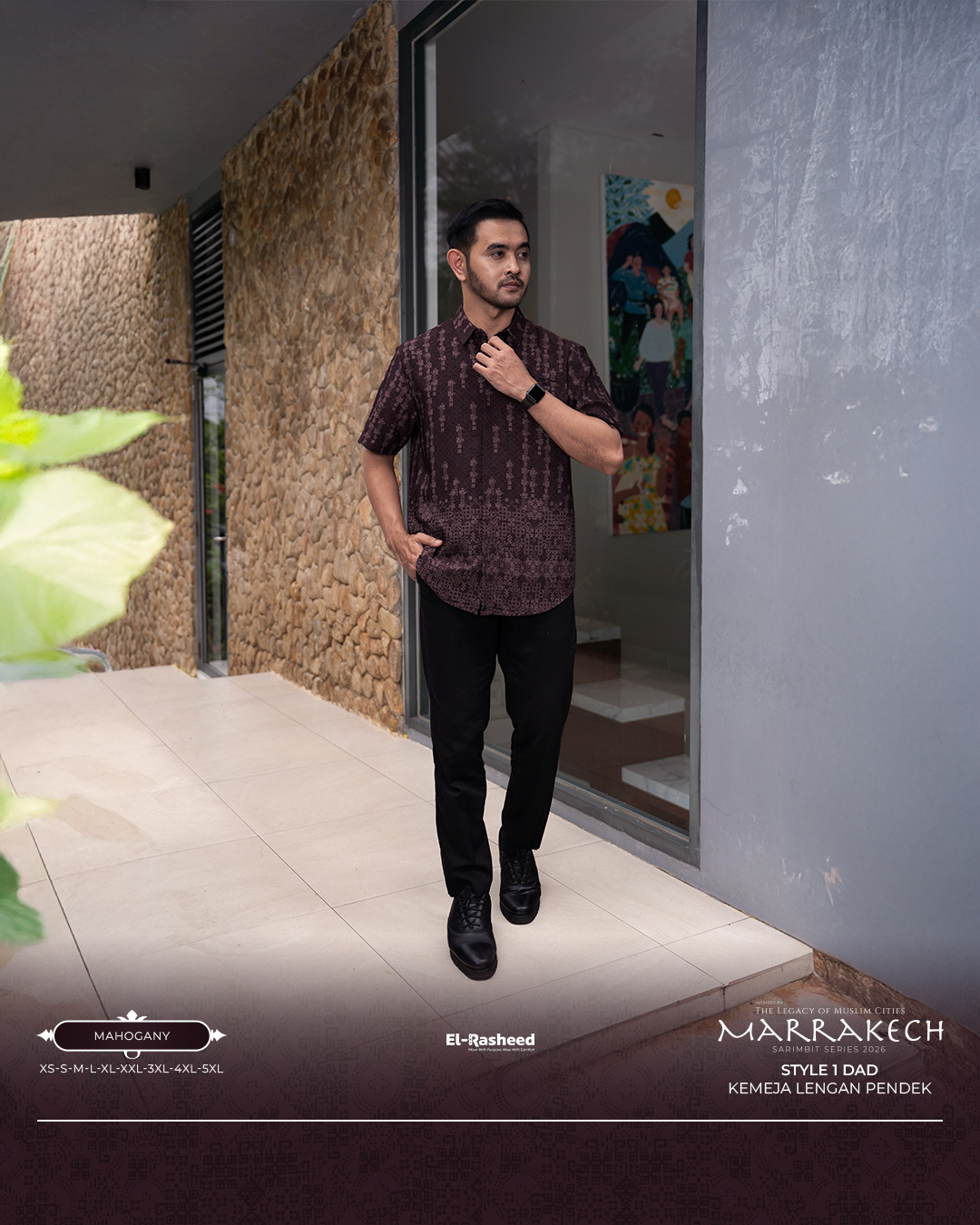 Yasmeera - KEMEJA MARRAKECH LENGAN PENDEK DEWASA GRADE B thumb 57