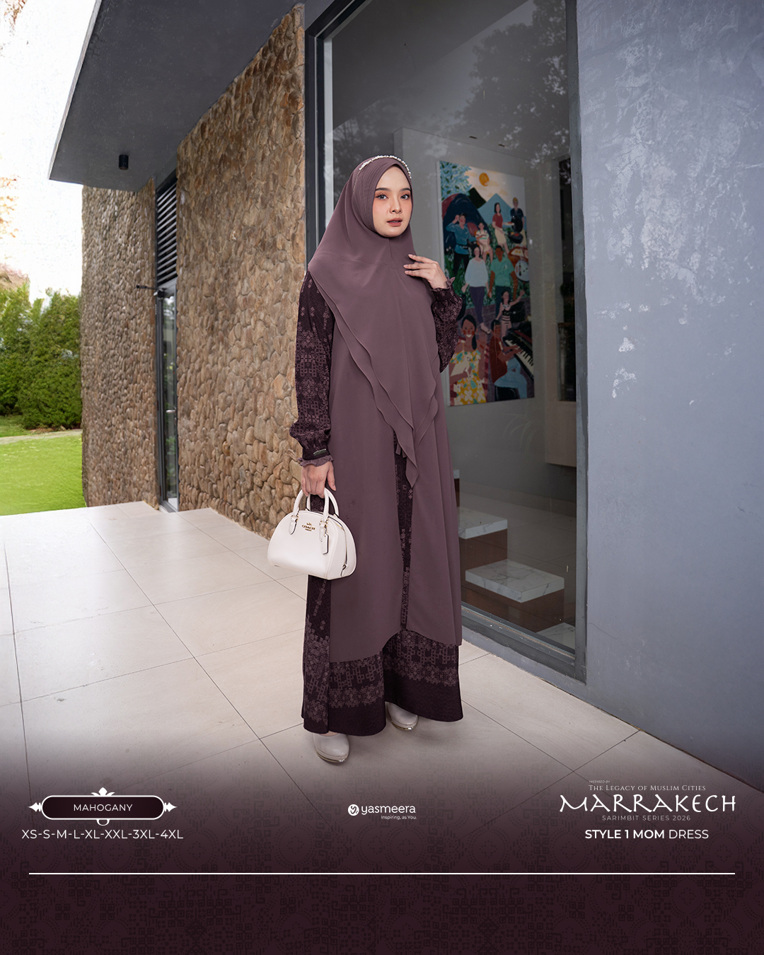 Yasmeera - GAMIS MARRAKECH STYLE 1 DEWASA GRADE B thumb 52