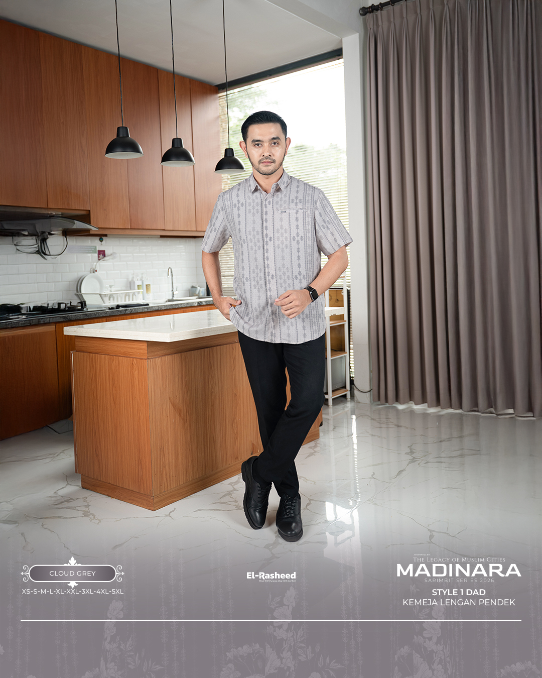 Yasmeera - KEMEJA MADINARA LENGAN PENDEK DEWASA GRADE B thumb 76