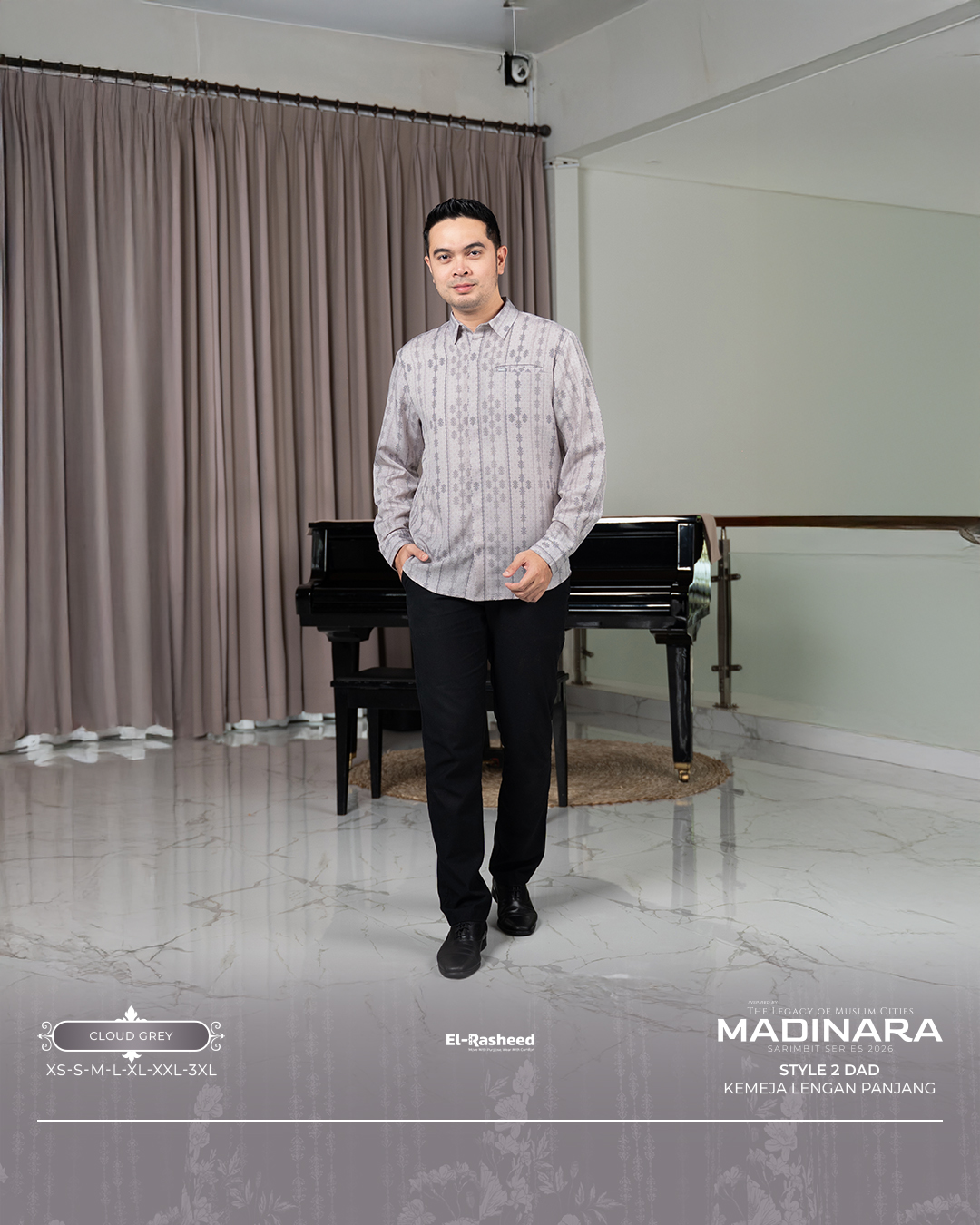 Yasmeera - KEMEJA MADINARA LENGAN PANJANG DEWASA GRADE B thumb 56