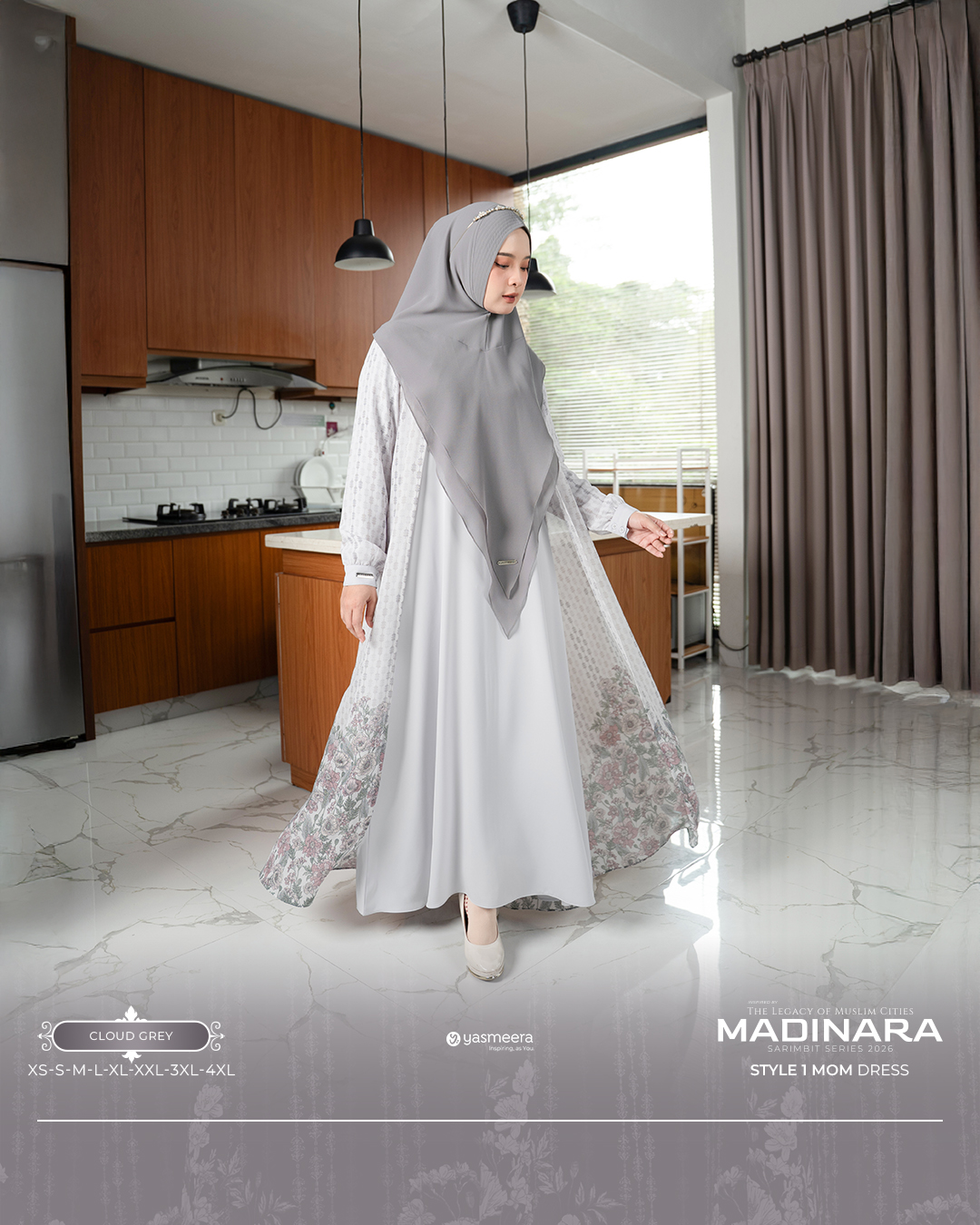 Yasmeera - GAMIS MADINARA STYLE 1 DEWASA GRADE B thumb 36